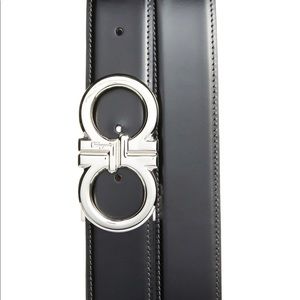Salvatore Ferragamo Basics Reversible Belt